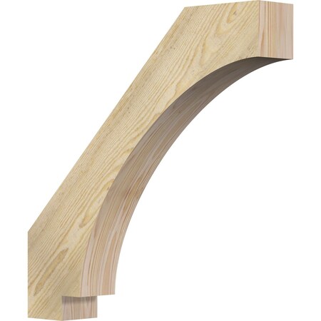 Ekena Millwork 4"W x 24"D x 24"H Imperial Rough Sawn Knee Brace, Douglas Fir BRC04X24X24IMP00RDF